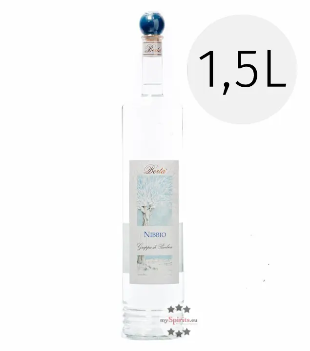 Distillerie Berta Nibbio - Grappa di Barbera / 40 % vol. / 1,5 Liter-Flasche