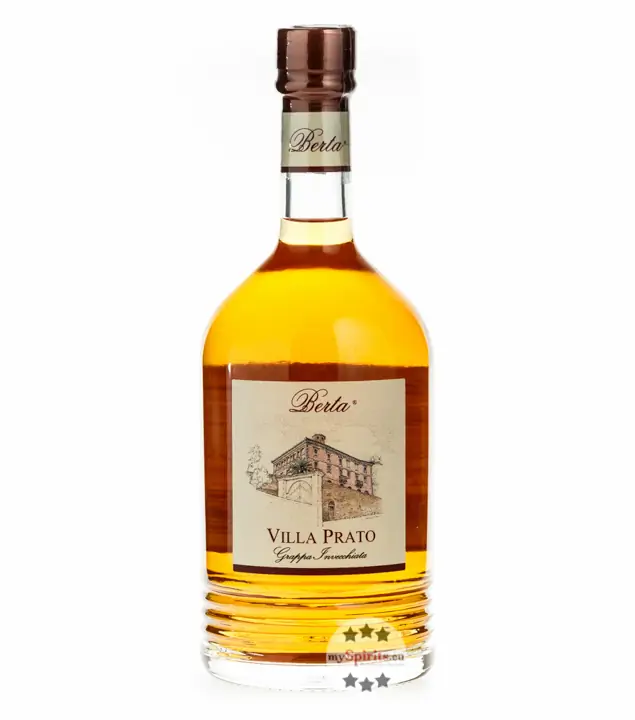 Distillerie Berta Villa Prato - Grappa Invecchiata / 40 % vol. / 1,0 Liter-Flasche