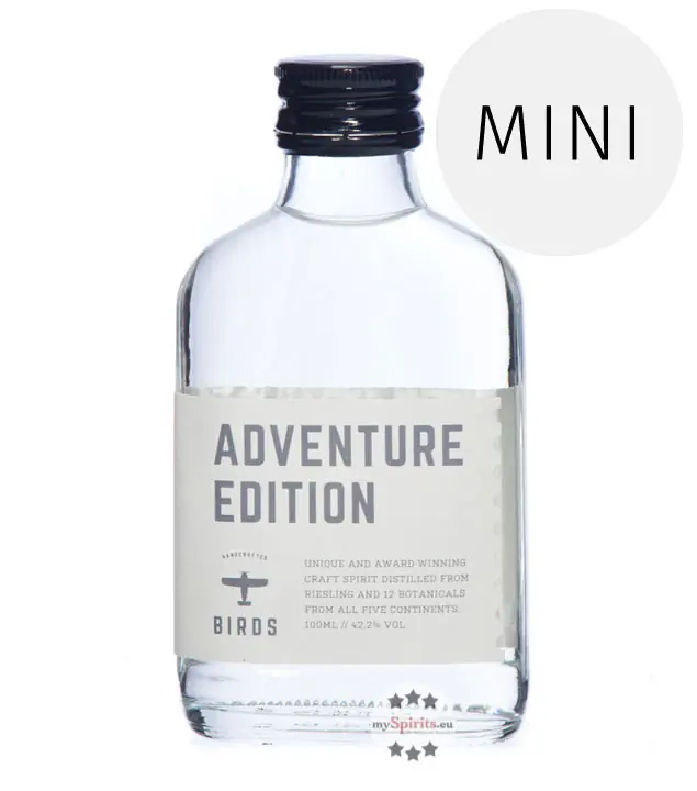 Birds Adventure Botanical Spirit Flachmann / 42,2 % Vol. / 0,1 Liter-Flasche