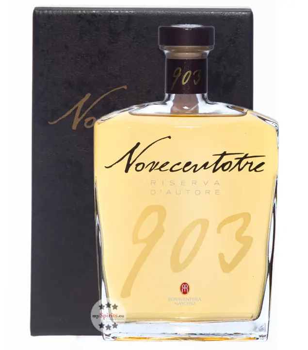 Bonaventura Maschio: Grappa 903 Noveventotre Riserva d’Autore / 40 % Vol. / 0,7 Liter-Flasche in Geschenkkarton