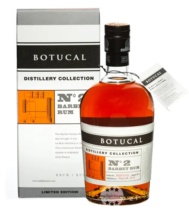 Botucal Distillery Collection No. 2 Barbet Rum / 47 % Vol. / 0,7 Liter-Flasche in Geschenkkarton