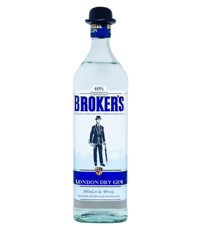 Broker's London Dry Gin / 40% vol / 1,0 Liter-Flasche