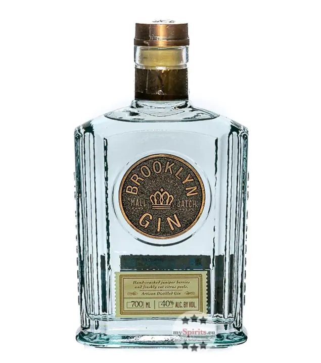Brooklyn Gin Handcrafted Small Batch Gin / 40 % Vol. / 0,7 Liter-Flasche