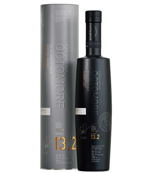 Bruichladdich Octomore 13.2 Single Malt Scotch Whisky / 58,3 % vol / 0,7 Liter - WHISKY CLUB