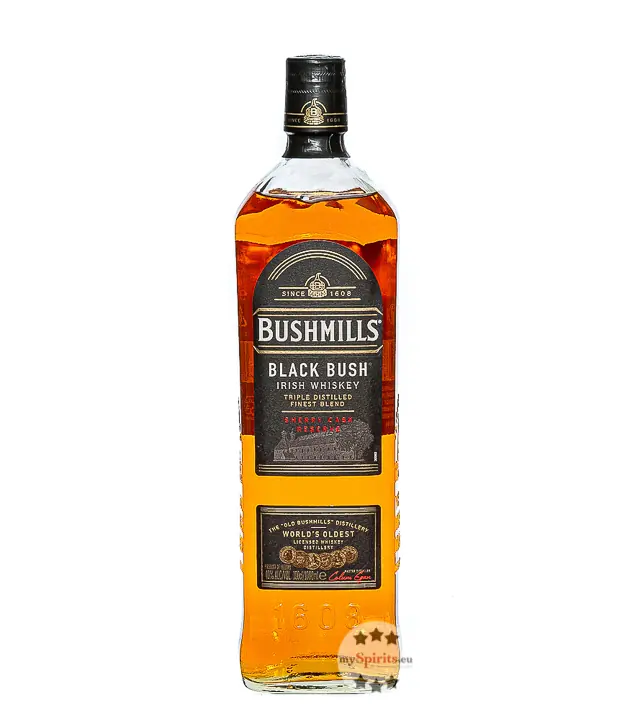 Bushmills Black Bush 1608 Irish Blended Whiskey / 40 % Vol. / 1,0 Liter-Flasche