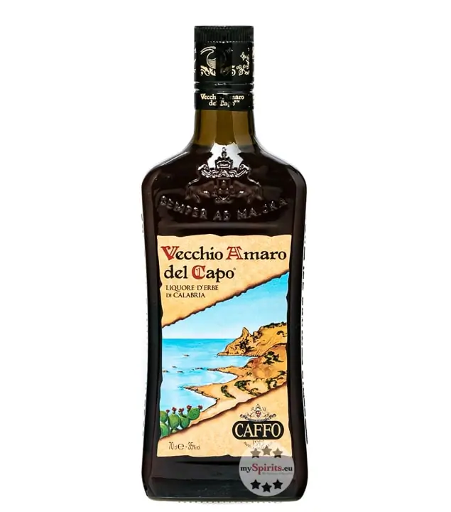 Caffo: Vecchio Amaro del Capo Likör / 35 % vol / 0,7 Liter-Flasche