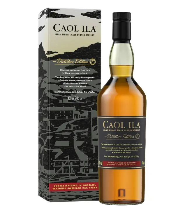 Caol Ila Distillers Edition Islay Single Malt Whisky / 43 % vol. / 0,7 Liter-Flasche im Karton