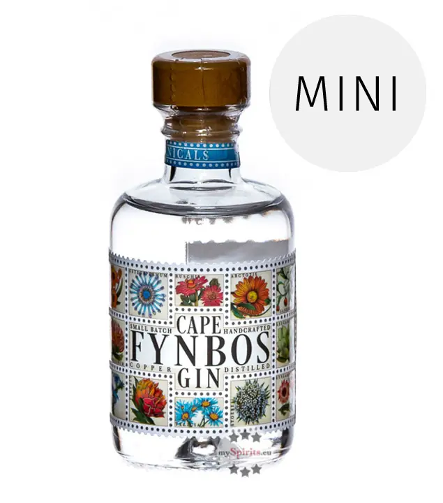 Cape Fynbos Gin Miniatur / 45 % Vol. / 0,05 Liter-Flasche