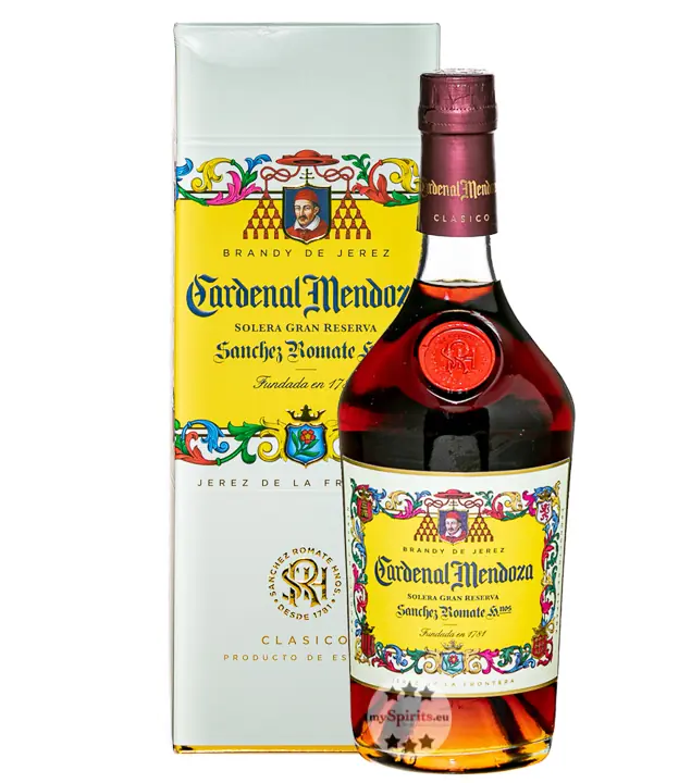 Cardenal Mendoza Solera Gran Reserva Brandy de Jerez / 40 % Vol. / 0,7 Liter-Flasche in Geschenkbox