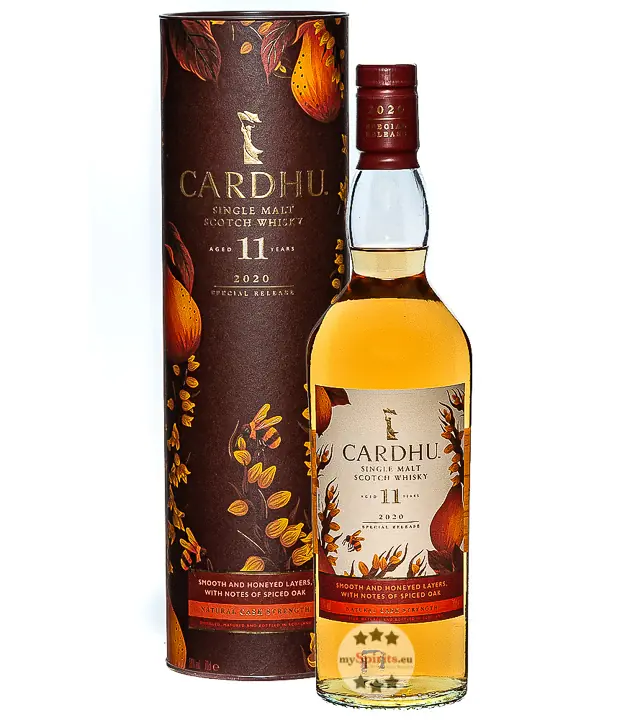 Cardhu 11 Jahre Single Malt Scotch Whisky Special Release 2020 Natural Cask Strength / 56 % Vol. / 0,7 Liter-Flasche in Geschenkdose