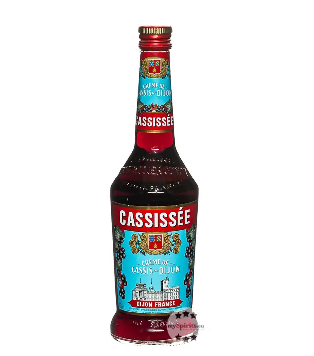 Cassissée Crème de Cassis de Dijon Schwazer Johannisbeerlikör / 16 % Vol. / 0,7 Liter-Flasche