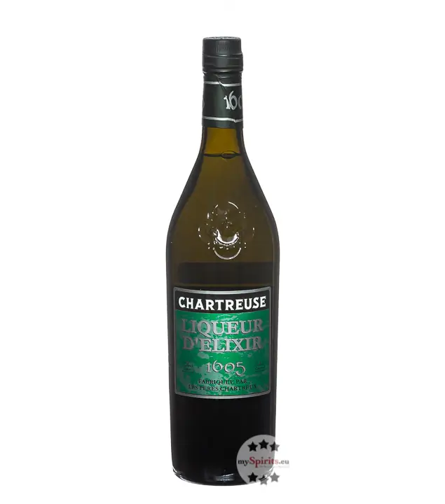 Chartreuse 1605 Liqueur d'Elixir / 56 % Vol. / 0,7 Liter-Flasche