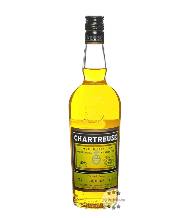 Chartreuse Gelb Jaune Liqueur / 43 % Vol. / 0,7 Liter-Flasche