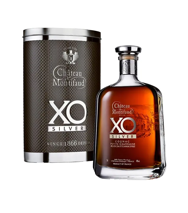 Château Montifaud: XO Silver Cognac / 40 % vol / 0,7 Liter-Flasche