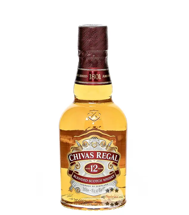 Whisky: CHIVAS REGAL 12 years Silver / 40 % Vol. / 0,35 Liter-Flasche