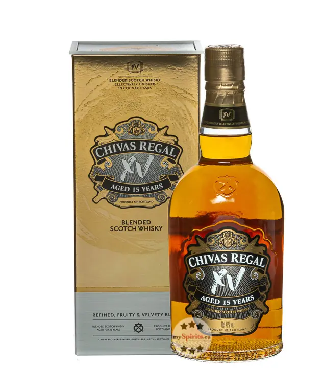 Chivas Regal XV Aged 15 Years Blended Scotch Whisky / 40 % Vol. / 0,7 Liter-Flasche in Geschenkkarton