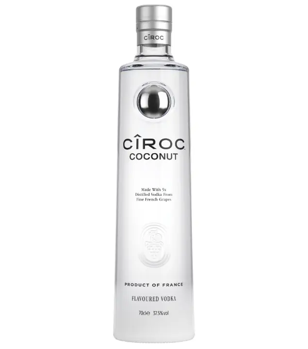 Cîroc Coconut-Vodka mit Kokosnuss aromatisierter Wodka / 37,5 % Vol. / 0,7 Liter-Flasche