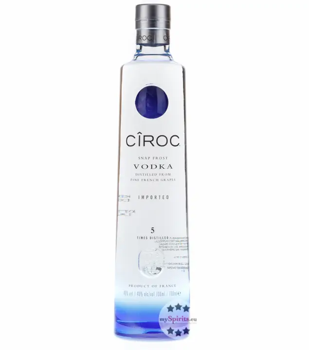 Cîroc Snap Frost Vodka - Ultra Premium Vodka / 40 % Vol. / 0,7 Liter-Flasche