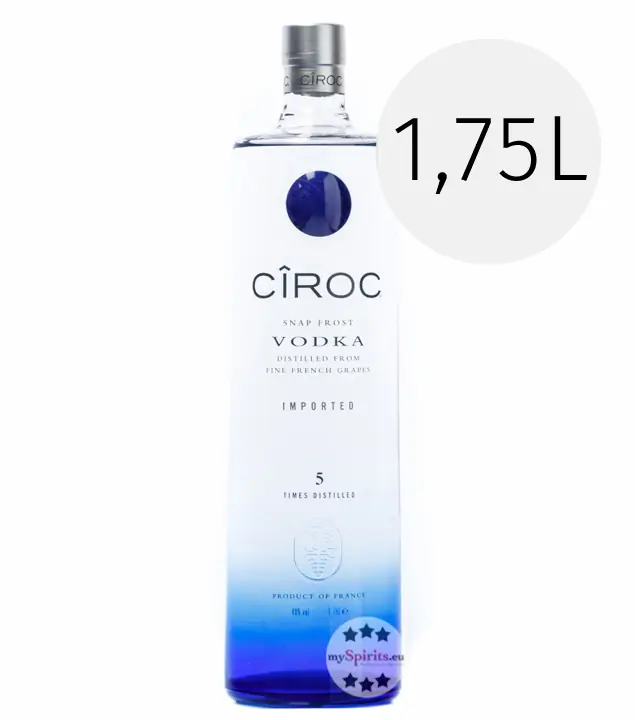 Cîroc Snap Frost Vodka / 40 % Vol. / 1,75 Liter-Flasche