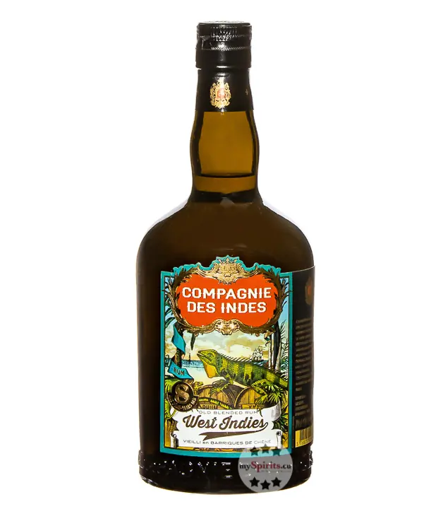 Compagnie des Indes West Indies 8 Years Old Blended Rum / 40 % Vol. / 0,7 Liter-Flasche