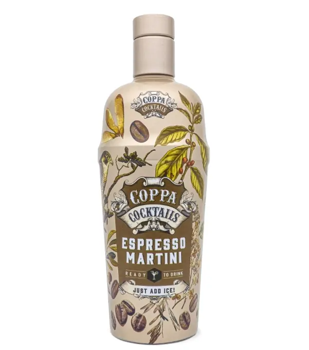 Coppa Cocktails Espresso Martini RTD / 14,9 % vol / 0,7 Liter-Flasche