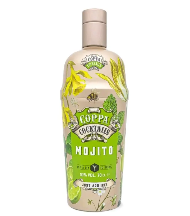 Coppa Cocktails Mojito RTD / 10 % vol / 0,7 Liter-Flasche