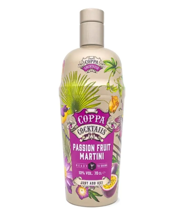 Coppa Cocktails Passion Fruit Martini RTD / 10 % vol / 0,7 Liter-Flasche