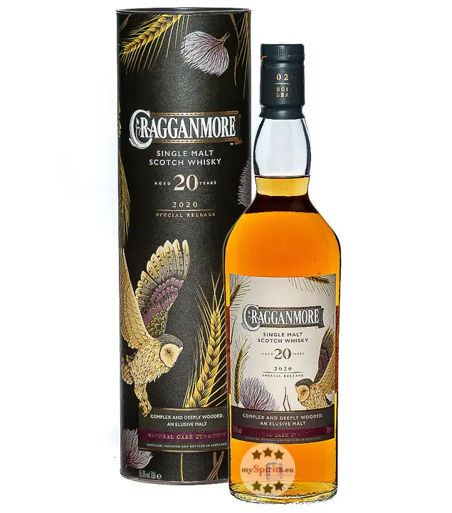 Cragganmore 20 Jahre Single Malt Scotch Whisky Special Release 2020 Natural Cask Strength / 55,8 % Vol. / 0,7 Liter-Flasche in Geschenkdose