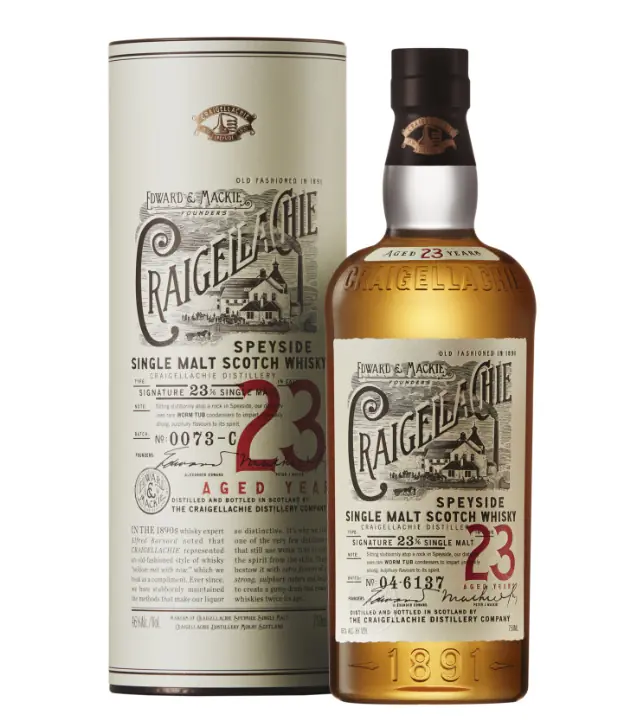 Craigellachie 23 Jahre Single Malt Scotch Whisky / 46 % vol / 0,7 Liter-Flasche