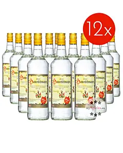 12 x Prinz: Hausschnaps mit Marille Kombi / 34 % Vol. / 12 x 1,0 Liter-Flasche