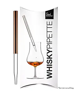 Eisch Whisky-Pipette Gentleman Kupfer im Geschenkkarton / L: 170 mm, &Oslash; 8 mm