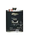 Prinz Flachmann Alte Marille in Holzfass gereift / 41 % Vol. / 0,2 Liter-Flasche aus Edelstahl