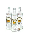 3x Prinz: Marillen-Schnaps / 40 % Vol. / 3 x 1,0 Liter + gratis 0,02 Liter Marillen-Schnaps Miniatur