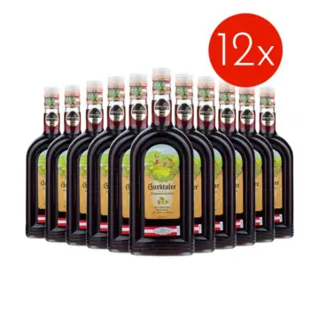 Gurktaler Alpenkräuter Likör / 27 % Vol. / 12 x 1,0 Liter - Flasche