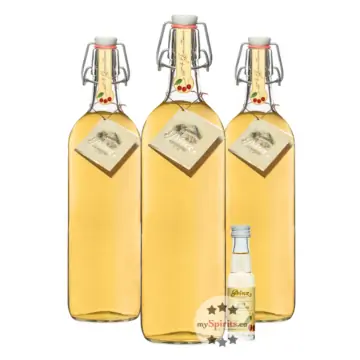 Prinz: Alte Kirsche Kombi / 41 % Vol. / 3 x 1,0 Liter-Flasche + 1 x 0,02 Miniatur