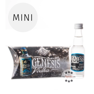 Genesis Vodka – Premium Wodka / 44,4 % Vol. / 0,02 Liter-Flasche