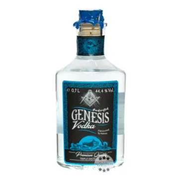 Genesis Vodka: dreifach destillierter Premium Wodka mit Erdfilterung / 44,4 % Vol. / 0,7 Liter-Flasche
