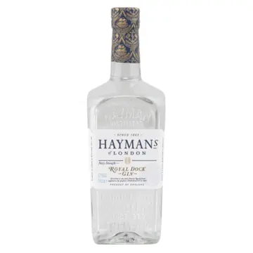 Hayman’s Royal Dock Gin – Kräftiger Navy Strength Gin der Hayman’s Destillerie aus England / 57% vol. 0,7 Liter-Flasche