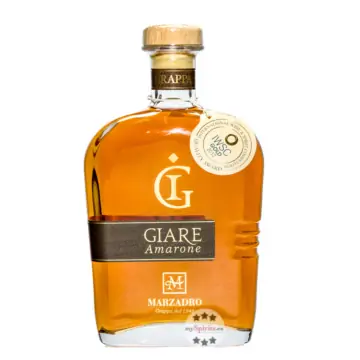 Marzadro: Giare Grappa Affinata Amarone / 41 % Vol. / 0,7 Liter-Flasche