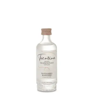 Marzadro: Grappa La Trentina Tradizionale / 41 % Vol. / 0,04 Liter-Flasche 