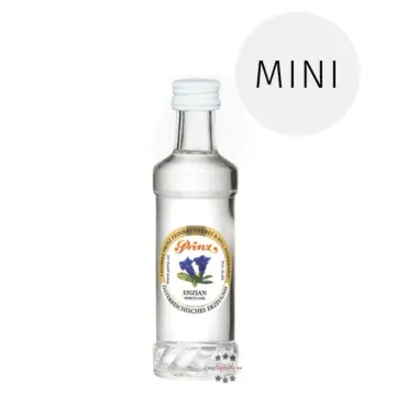 Prinz: Enzian Schnaps Miniatur / 40 % Vol. / 0,04 Liter – Flasche