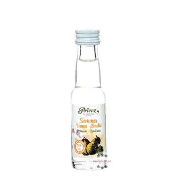 Prinz Sommer Birnen-Limette-Schnaps Mini / 34 % vol / 0,02 Liter-Flasche