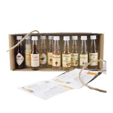 Prinz Schnaps & Likör Probier-Paket - 10 beliebte Sorten in der Miniatur-Flasche