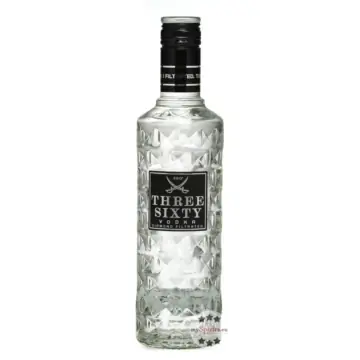Three Sixty Vodka - Diamond Filtrated / 37,5 % Vol. / 0,5 Liter-Flasche