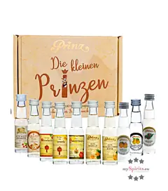 Prinz: &bdquo;Alles Schnaps&ldquo; Probierset Die kleinen Prinzen / 34-41 % Vol. / 10 x 0,02 L in Geschenkbox