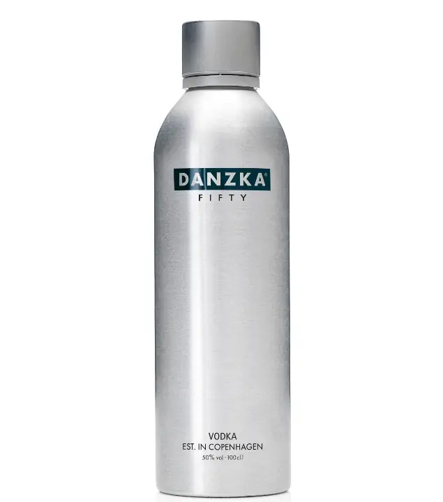 Danzka Fifty Vodka / 50 % vol / 1,0 Liter-Flasche