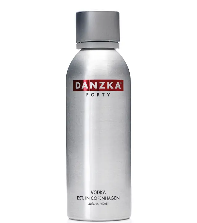 Danzka Forty Vodka / 40 % vol / 0,5 Liter-Flasche