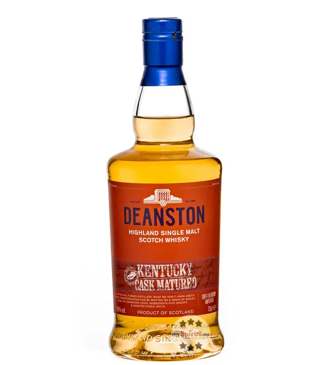 Deanston Kentucky Cask Matured Highland Single Malt Scotch Whisky / 40 % Vol. / 0,7 Liter-Flasche