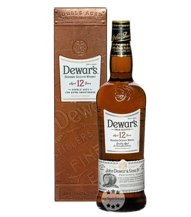 Dewar's 12 Years The Ancestor Blended Scotch Whisky / 40 % Vol. / 0,7 Liter-Flasche in Geschenkbox