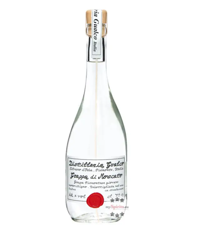 Distilleria Gualco Grappa Di Moscato Giovane / 42 % vol / 0,7 Liter-Flasche